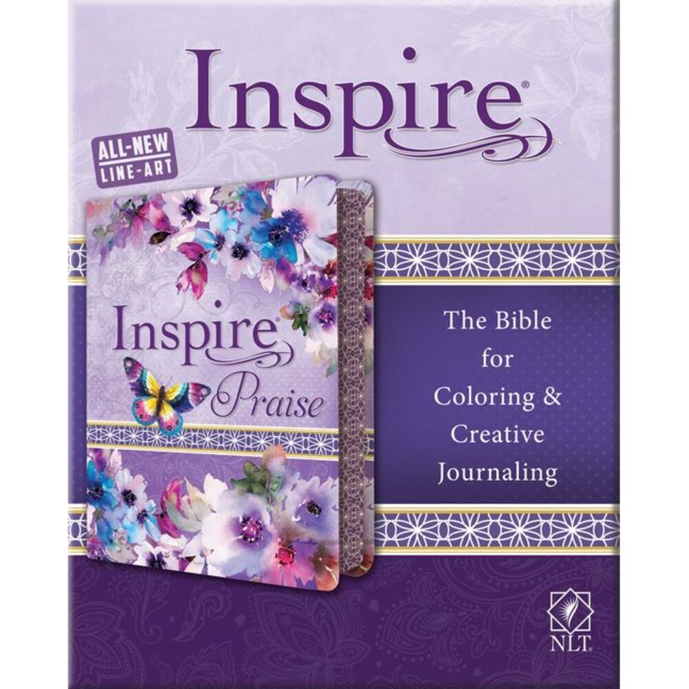 Inspire Praise Bible NLT, Feminine Deluxe -- New Living Translation